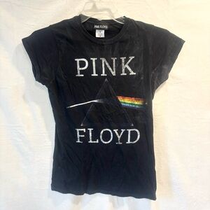 Pink Floyd Dark Side of the Moon Graphic Tee Women’s M Black Rock Band T-Shirt